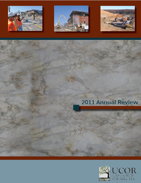 UCOR FY2011 Annual Report cover