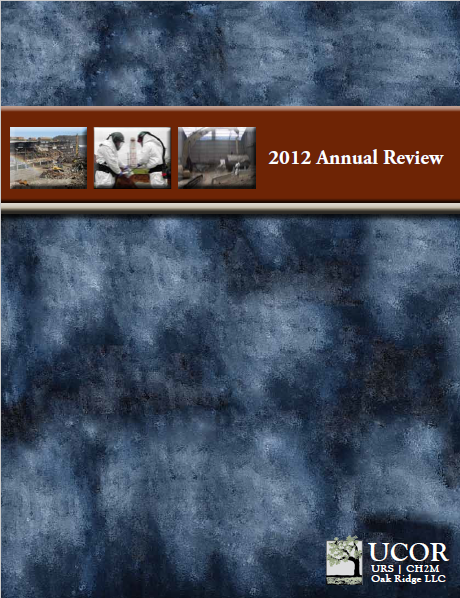 UCOR FY2012 Annual Report cover