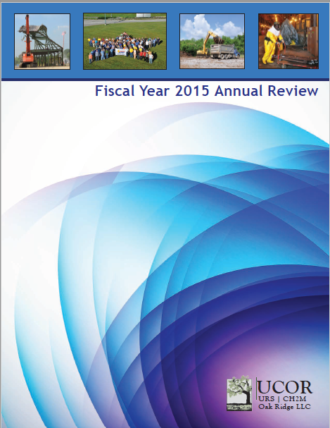 UCOR FY2015 Annual Report cover