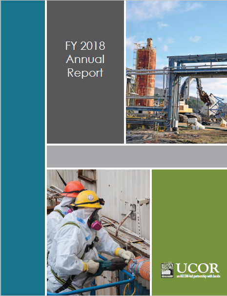 UCOR FY2018 Annual Report cover