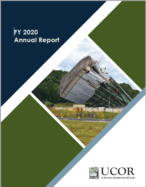 UCOR FY2020 Annual Report cover