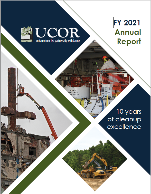 UCOR 2021 Annual Report cover