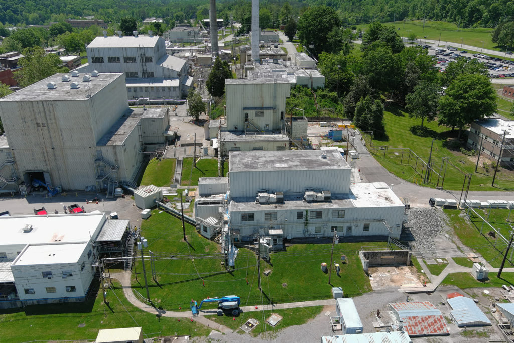 Aerial photo of Oak Ridge National Lab's Reactor Hill