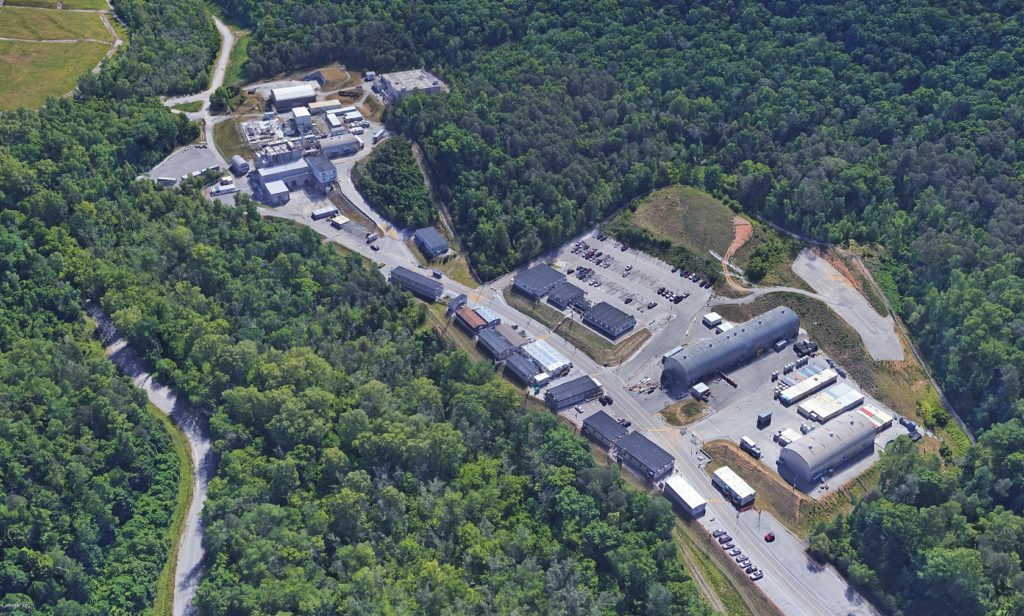 Aerial photo of the Transuranic Waste Processing Center