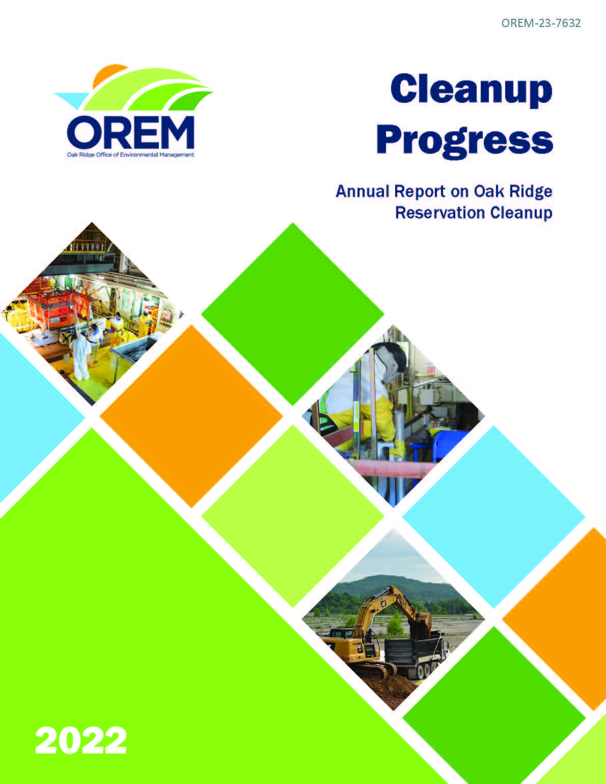 Cover of 2022 Cleanup Progress publication
