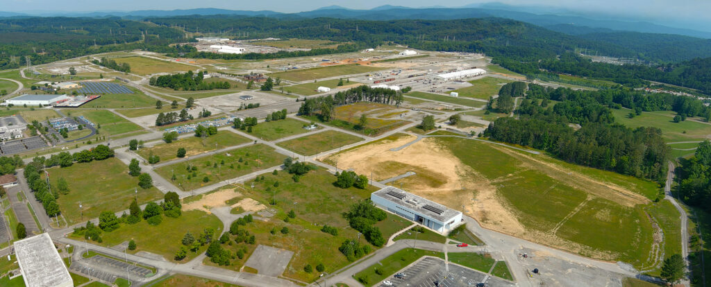 Aerial photo of ETTP completed site
