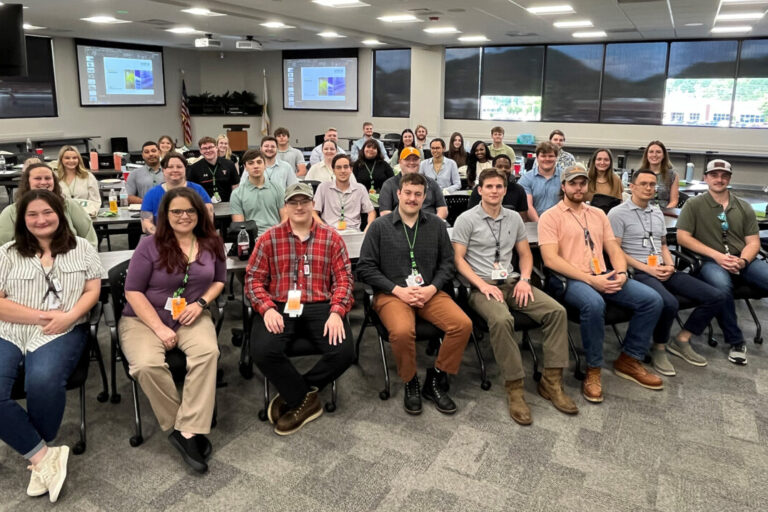 2024 intern class in UCOR conference room