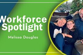 Cover slide from YouTube Workforce Spotlight on Melissa Doughlas
