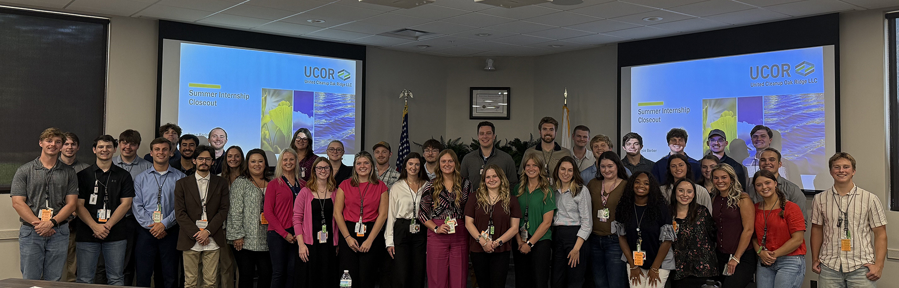 Interns finish summer program with closeout presentations - UCOR