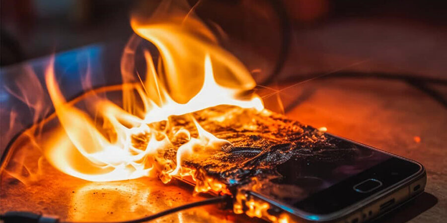 lithium ion fire phone-fires