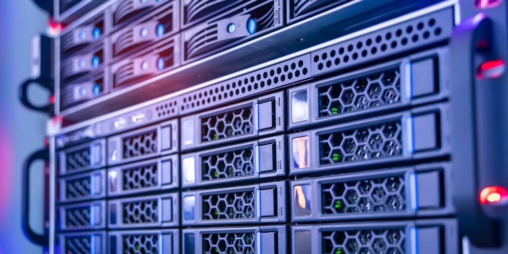 Image of a computer server