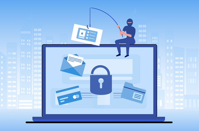 Phishing,Scam,,Hacker,Crime,Attack,And,Personal,Data,Security,Concept.