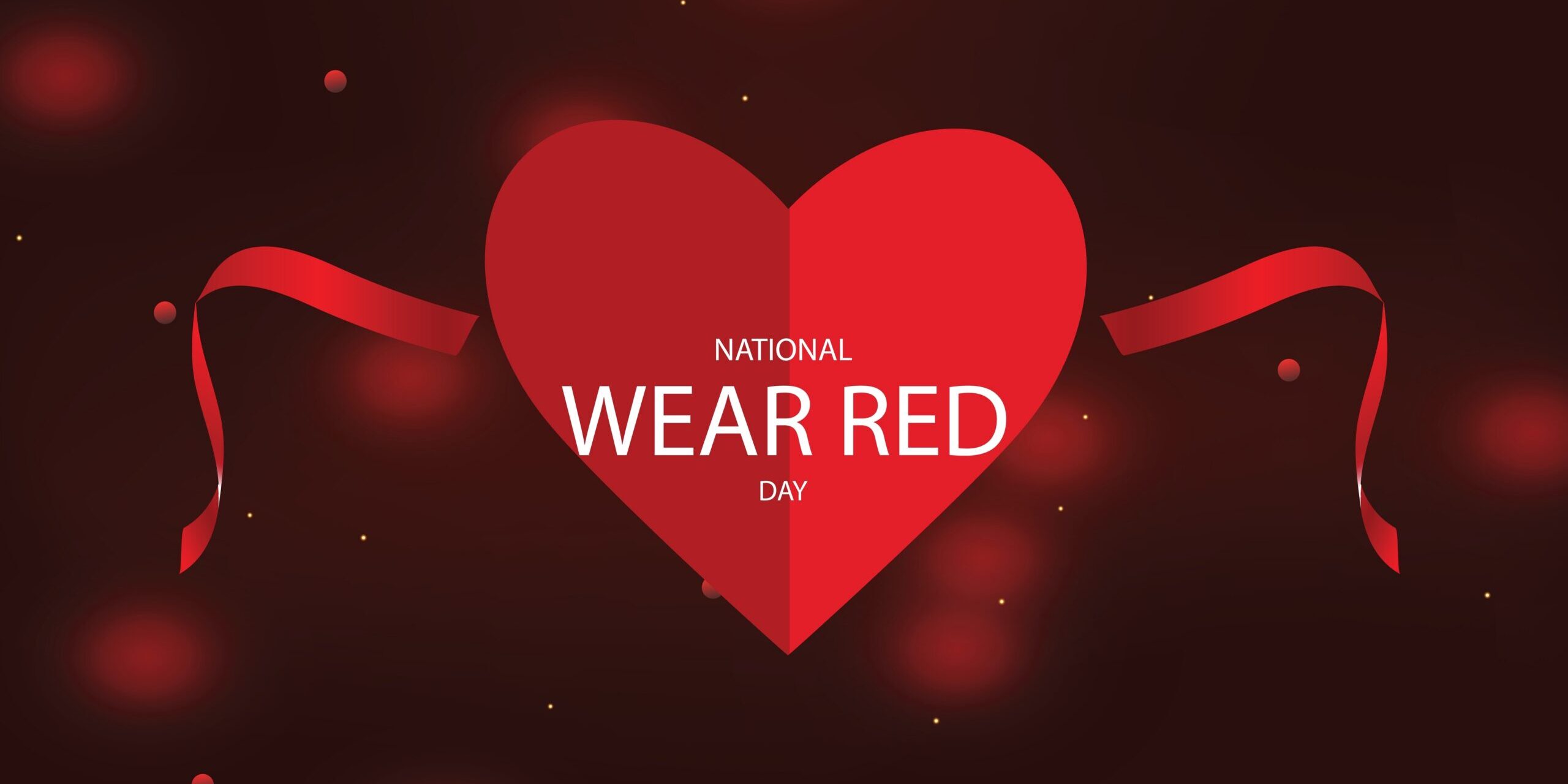 A,Vibrant,Design,Celebrating,National,Wear,Red,Day