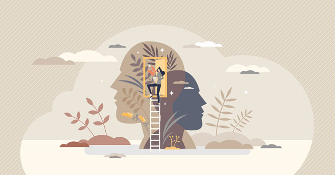 Mindfulness,As,Mental,Mind,Peace,,Balance,And,Wellness,Tiny,Person