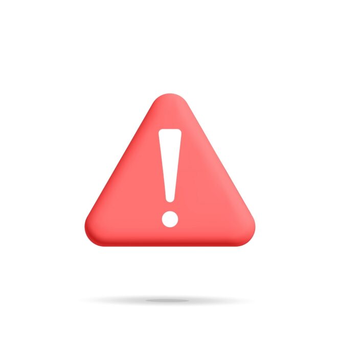 3d,Vector,Red,Danger,Warning,Triangle,Icon,Design.,Attention,Or